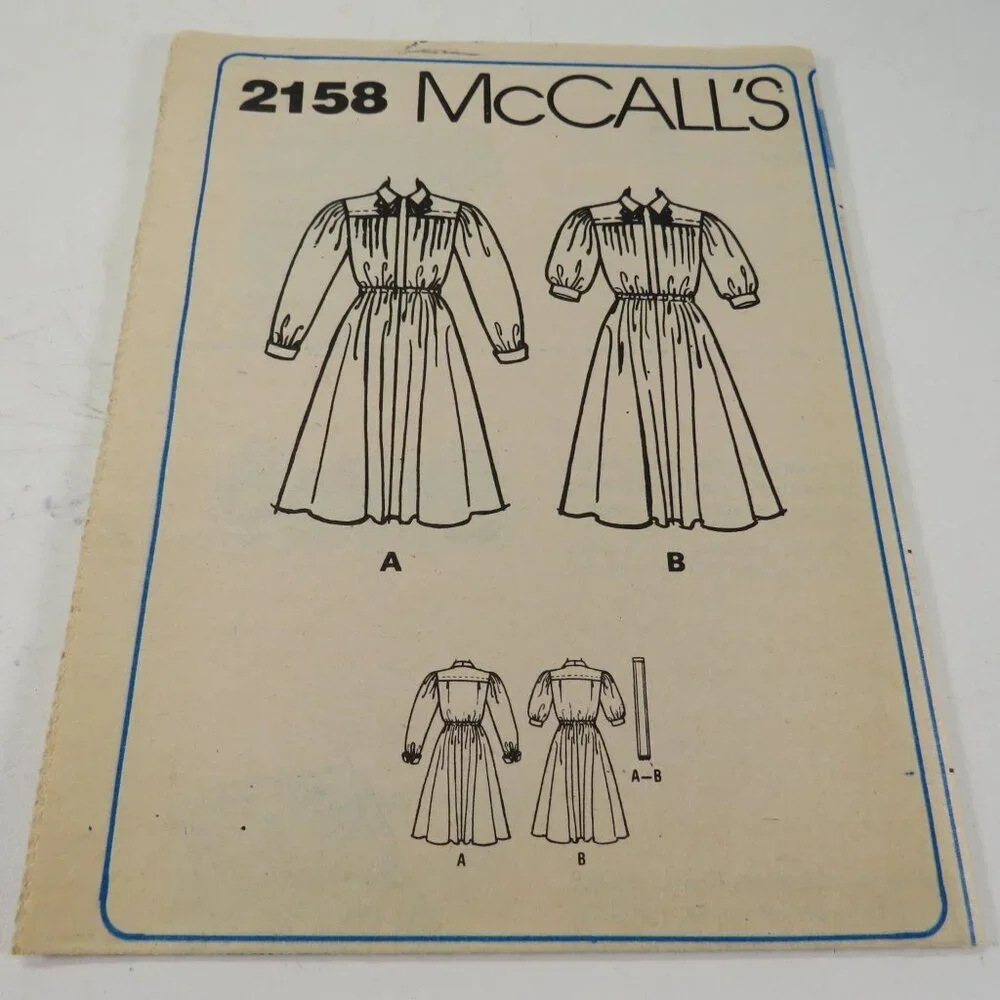 McCalls 2158 clothing pattern Dress size 8-12 UNCUT